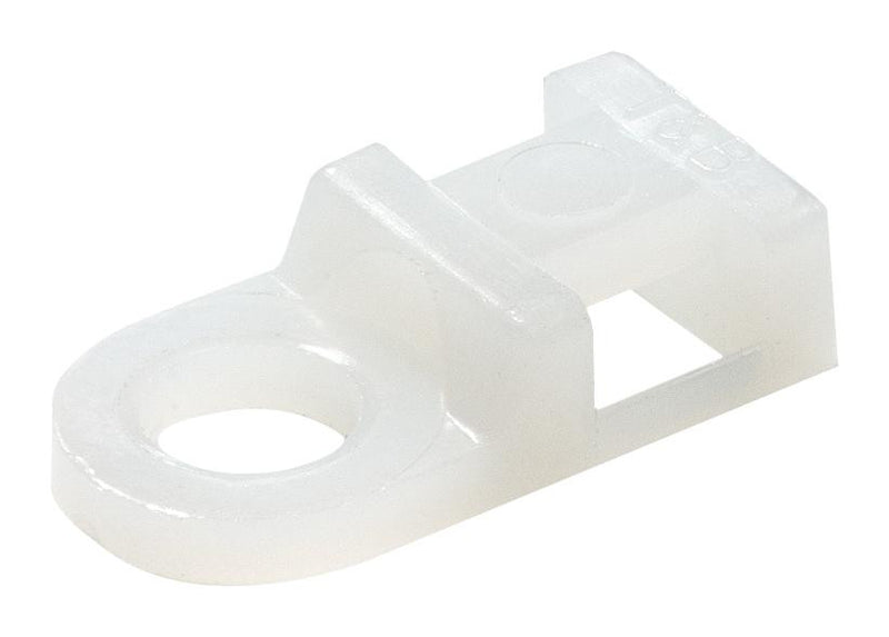 THOMAS & BETTS TC828-TB Cable Tie Mount, 4.3 mm, Screw, Nylon 6.6 (Polyamide 6.6), Natural, TY-RAP Series