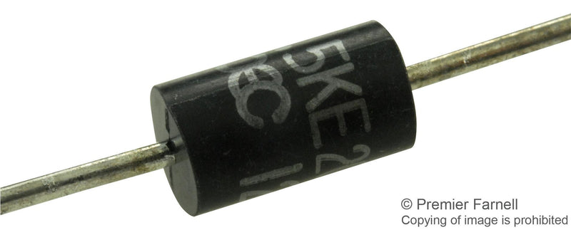 LITTELFUSE 1.5KE43CA TVS Diode, 1.5KE Series, Bidirectional, 36.8 V, 59.3 V, DO-201, 2 Pins