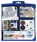 DREMEL 2615E725JA MULTIPURPOSE ACCESSORY SET, 70PCS