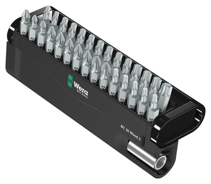 WERA 05057432001 BIT SET, PH/PZ/TX, 30 PC