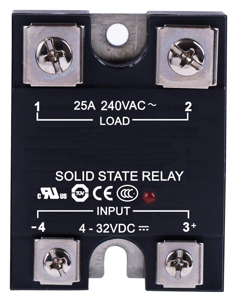 MULTICOMP MCKSI240D25-LM(070) Solid State Relay, 25 A, 280 VAC, Panel, Screw