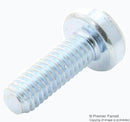 DURATOOL DT000134 Machine Screw, M4, Steel, 12 mm, Zinc, Recessed Head Monodrive