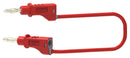 Tenma 72-13770 Test Lead 4mm Stackable Banana Plug 70 VDC 20 A Red 250 mm