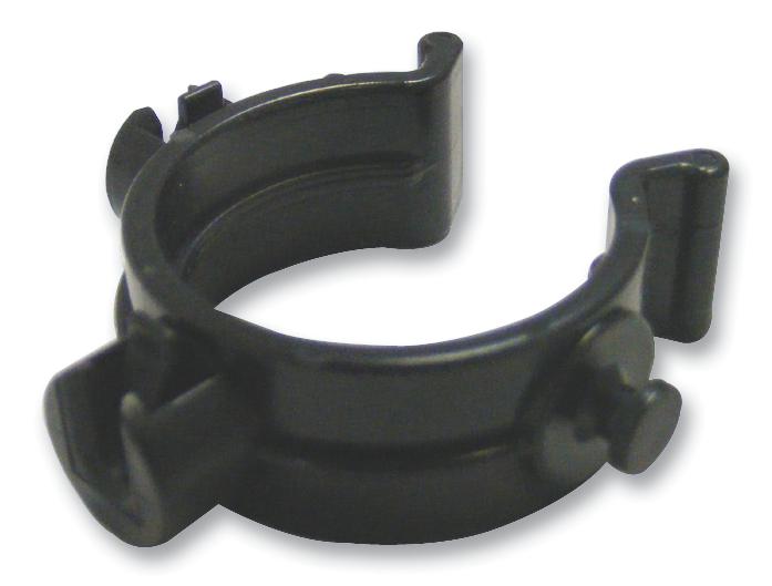 Hellermanntyton 161-64008 161-64008 Fastener Helawrap Clip Push Mount Cable Clamp Nylon 6.6 (Polyamide 6.6) Black