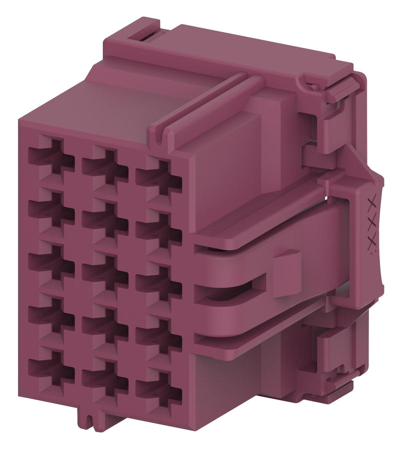 AMP - TE Connectivity 5-968973-1 Automotive Connector Housing Violet MCP 2.8 Receptacle 15 Ways