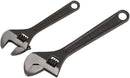 Duratool D03110 Spanner Set Adjustable Black 6" - 8" 2 Piece