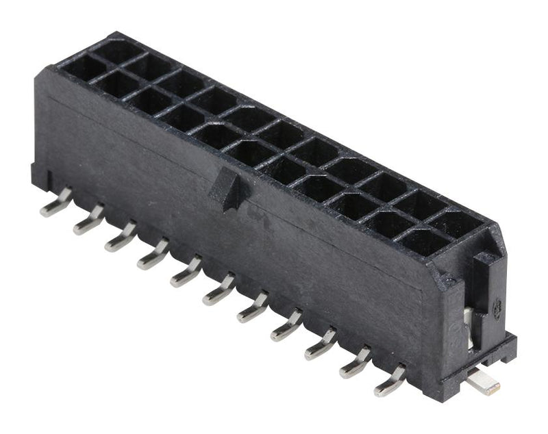 Molex 43045-2219 Wire-To-Board Connector 3 mm 22 Contacts Header Micro-Fit 3.0 43045 Series Surface Mount