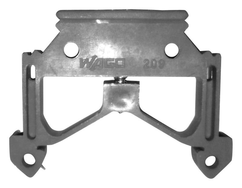 WAGO 209-101 CARRIER RAIL END STOP, GREY PLASTIC