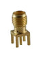 Molex 73391-0060 RF / Coaxial Connector SMA Straight Jack Through Hole Vertical 50 ohm Beryllium Copper