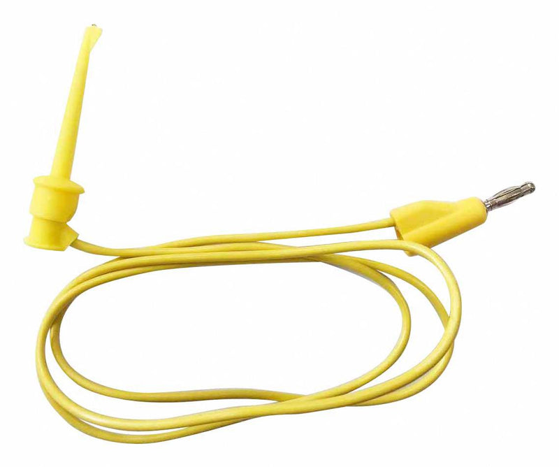 Multicomp PRO MP770814 MP770814 Grabber to Banana Plug Test Lead Hook Clip 4mm Stackable 35.43 " 900 mm Yellow