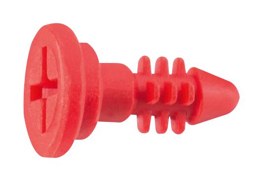 Wurth Elektronik 70097741360 Screw Button Head Philips Nylon 6.6 M3 Red 7.4 mm Length UL94 V-0 WA-EXRV Series