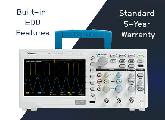 Tektronix TBS1072C TBS1072C Digital Oscilloscope TBS1000C 2 Channel 70 MHz 1 Gsps 20 Kpts