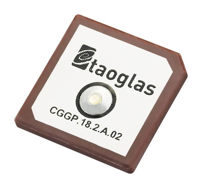 Taoglas CGGP.18.2.A.02 RF Antenna Patch 1.575 GHz to 1.602 Adhesive / Pin 3.53 dBi New