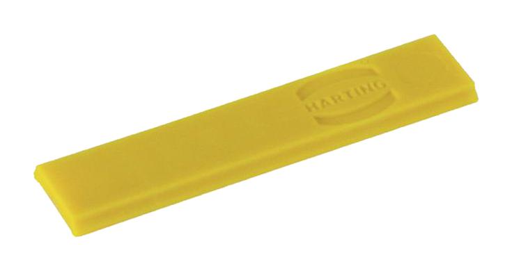 Harting 02095001004. Fixing Rail L-20.22 MM Polyamide YEL New