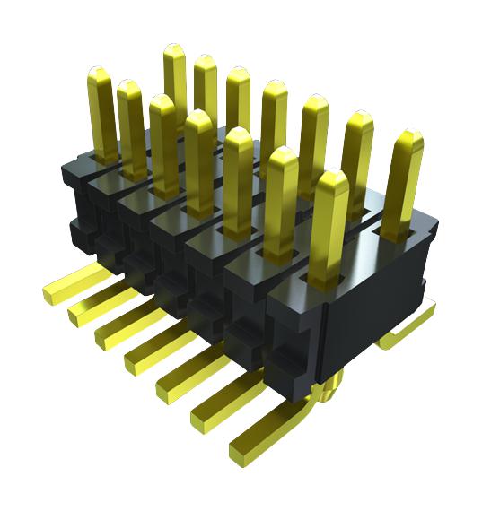 Samtec FTR-110-51-S-D-06-P-TR Pin Header Board-to-Board 1.27 mm 2 Rows 20 Contacts Surface Mount Straight FTR Series New