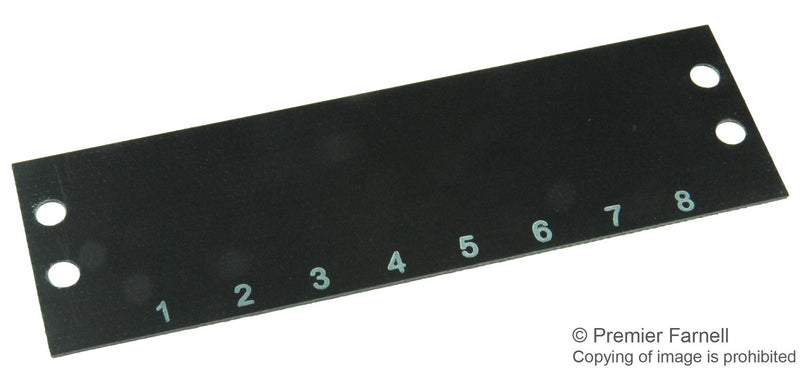 CINCH MS-8-141 TERMINAL BLOCK MARKER, 1 TO 8, 11.13MM