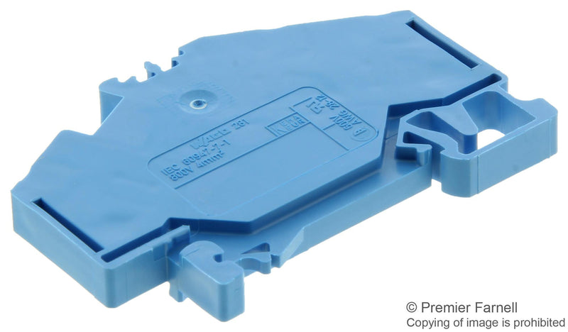 WAGO 281-651 TERMINAL BLOCK, STANDARD, 3WAY, 28-12AWG