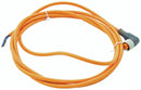 Lumberg Automation RKWT 4-3-06/2 M RKWT M Sensor Cable PVC 90&deg; M12 Receptacle Free End 3 Positions 2 m 6.6 ft