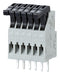 Metz Connect AST0210304 Wire-To-Board Terminal Block 2.5 mm 3 Ways 28 AWG 20 0.5 mm&sup2; Push In