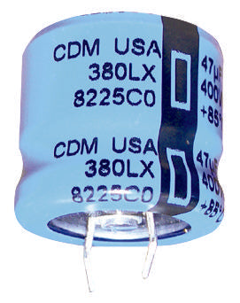 Cornell Dubilier 380LX103M050J052 Aluminum Electrolytic Capacitor 10000UF 50V