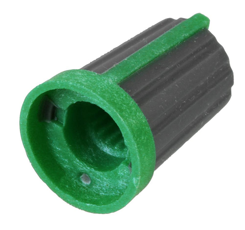 Multicomp CR-MS-4 CR-MS-4 Knob Splined Shaft 6 mm Rubber With Plastic Insert Round Indicator Line 12