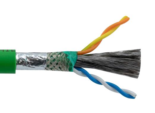 L-COM TFDP501-100 Shld Ntwrk Cable CAT5E 2PAIR 100FT