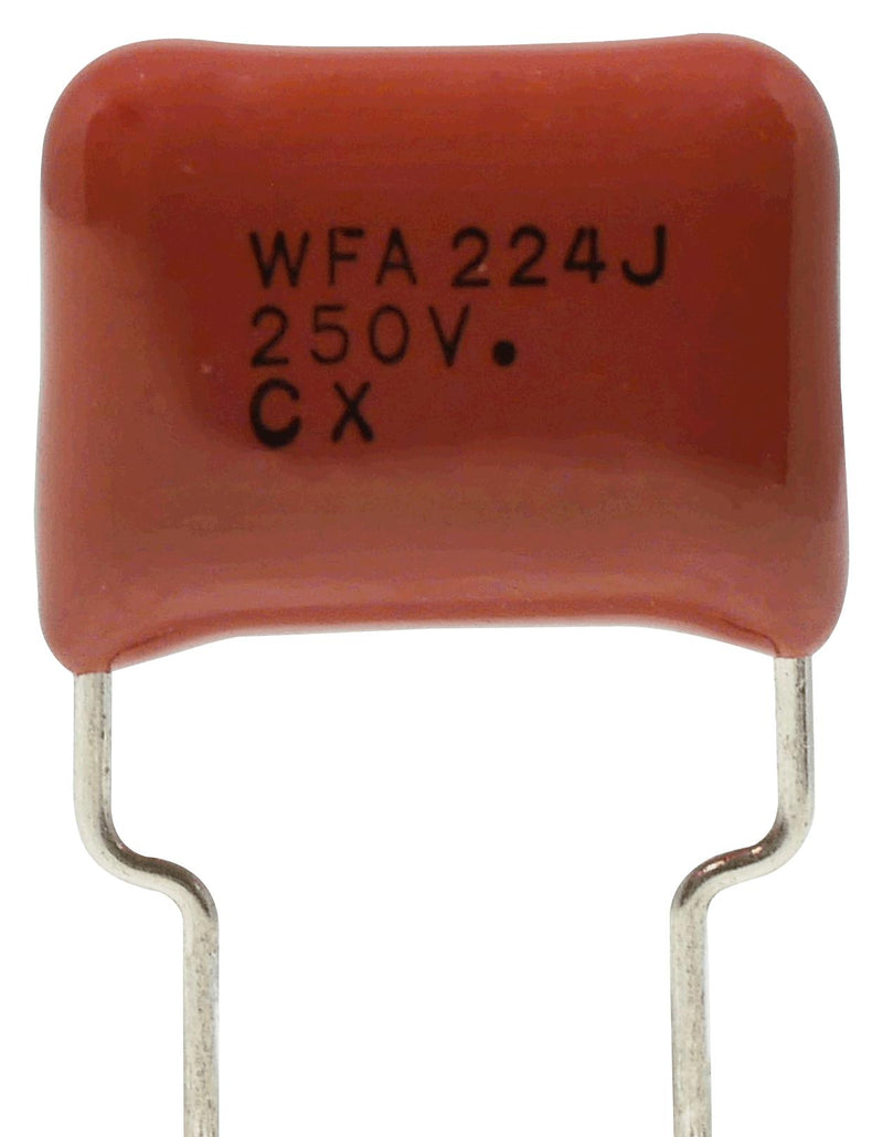 Panasonic ECWF2104JAB ECWF2104JAB General Purpose Film Capacitor Metallized PP Radial Box - 2 Pin 0.1 &Acirc;&micro;F &Acirc;&plusmn; 5% 125 V 250