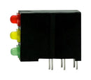 Dialight 570-0100-123F CKT Board Indicator R/G/Y 15/10/8MCD