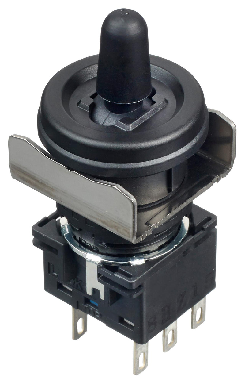 Idec LB1T-33T6 Toggle Switch Momentary Spring Return Dpdt Non Illuminated LB Series 5 A Panel