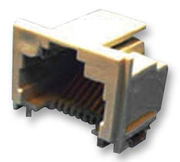 AMP - TE Connectivity 5406721-1 5406721-1 Modular Connector RJ45 Jack 1 x (Port) 8P8C Cat5 Surface Mount