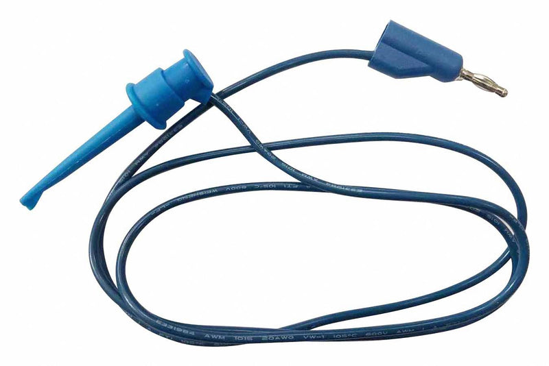 Multicomp PRO MP770816 MP770816 Grabber to Banana Plug Test Lead Hook Clip 4mm Stackable 35.43 " 900 mm Blue