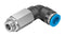 Festo QSLL-G1/8-8 Pneumatic Fitting Push-In L-Fitting G1/8 14 bar 8 mm PBT (Polybutylene Terephthalate) Qsll