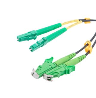 L-COM FCA-SLCAE2KAD5 FO Cable LC DUPLEX-E2000 SM 16.4FT New