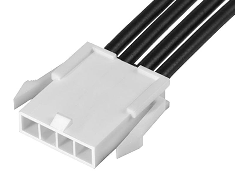 Molex 215320-2043 Cable Assembly Mini-Fit Jr. Receptacle to 4 Ways 4.2 mm 1 Row 600