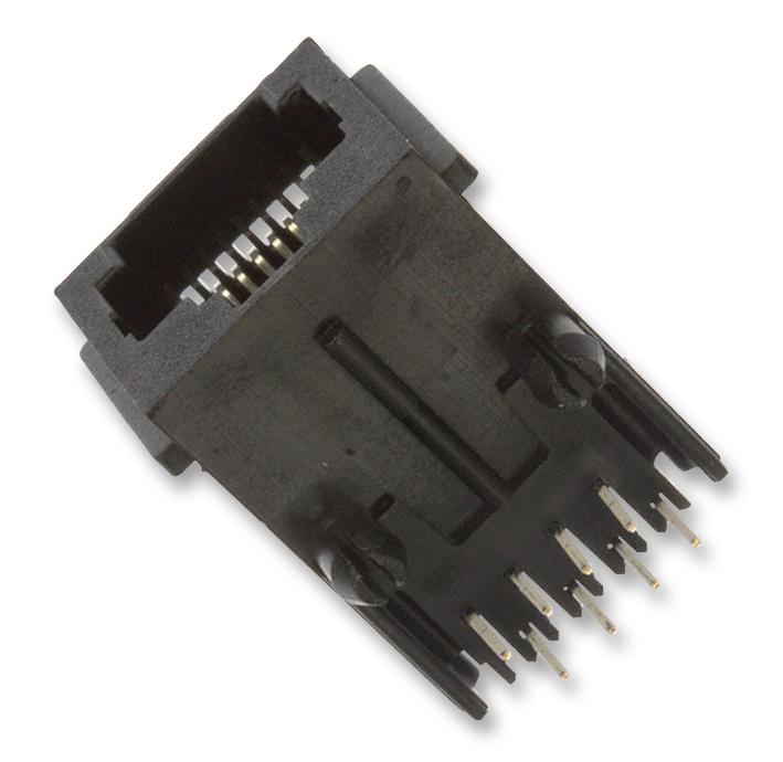 AMP - TE Connectivity 5520251-4 5520251-4 Modular Connector RJ45 Jack 1 x (Port) 8P8C Cat3 Through Hole Mount