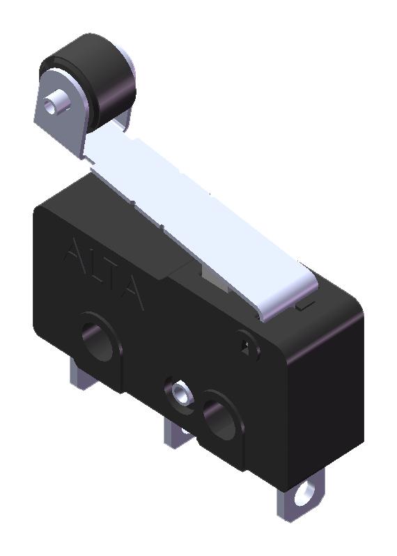 Multicomp PRO MP005573 Microswitch Subminiature Roller Lever Spdt Solder Lug 5 A