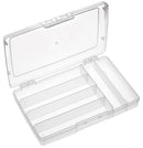 DURATOOL 1916N.113 Storage Box, 6 Compartment, Transparent, 40mm x 245mm x 165mm