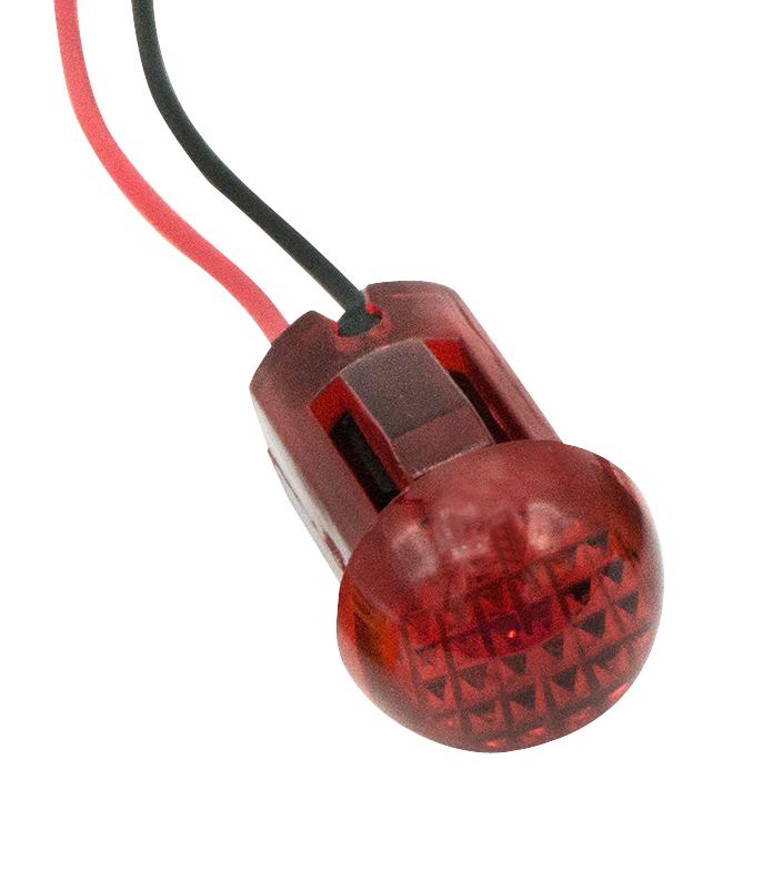 Dialight 655-2103-103F 655-2103-103F LED Panel Mount Indicator Red 12 V 12.7 mm 20 mA 70 mcd Not Rated