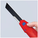 Knipex 90 10 165 BK 90 BK Retractable Blade Snap Off mm Length