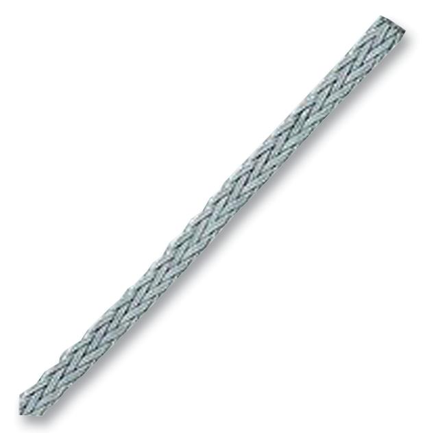 Belden 8668 00050 Sleeving Braided Copper Silver 0.17 &quot; 15.2 m 50 ft