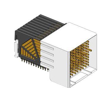 Amphenol Communications Solutions 10123421-101LF Backplane Conn R/A Rcpt 120P/PRESS FIT New