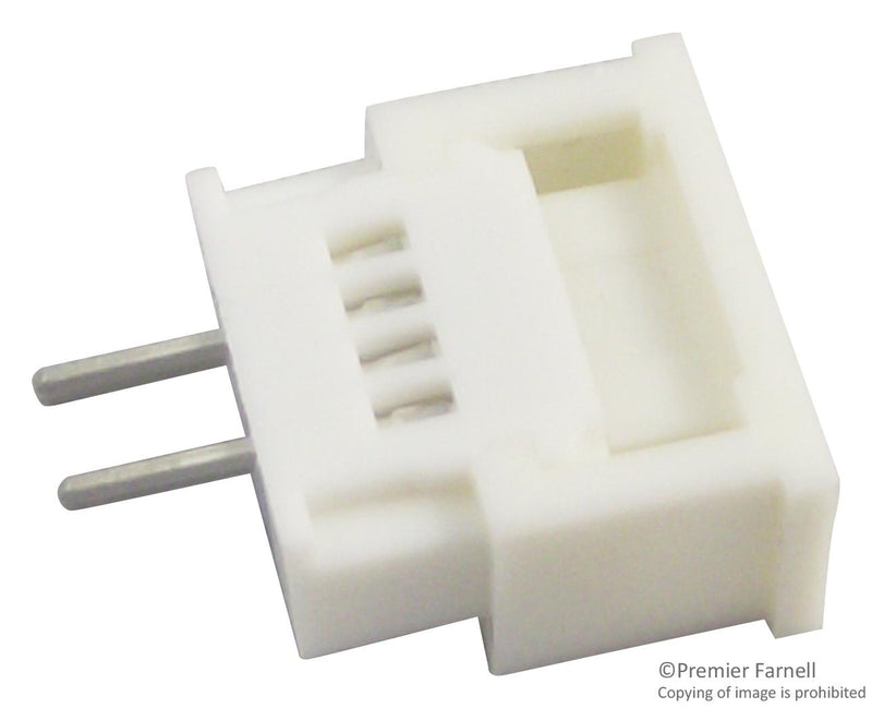 Molex 39-53-2045 FFC / FPC Board Connector ZIF 1.25 mm 4 Contacts Receptacle Easy-On 5597 Through Hole