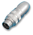 LUMBERG 0332 08-1 8 Pin Shielded DIN Plug with Copper Plated Contacts