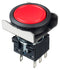 Idec LBW6B-A1T6R Pushbutton Switch Flush Silhouette On-Off Dpdt 250 V 30 10 A Quick Connect Solder