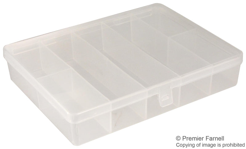 DURATOOL 25/1 Compartment Box, Large, PP, 34mm Height, 178mm Width, 140mm Depth