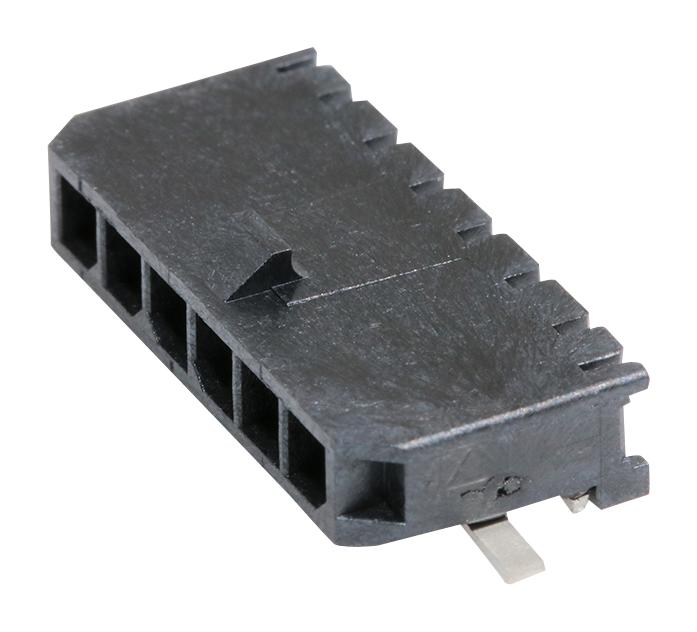 Molex 43650-0613 Wire-To-Board Connector 3 mm 6 Contacts Header Micro-Fit 3.0 43650 Series Surface Mount