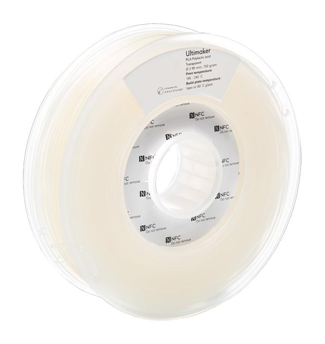 Ultimaker 1614 3D Printer Filament 2.85mm 750g PLA Transparent