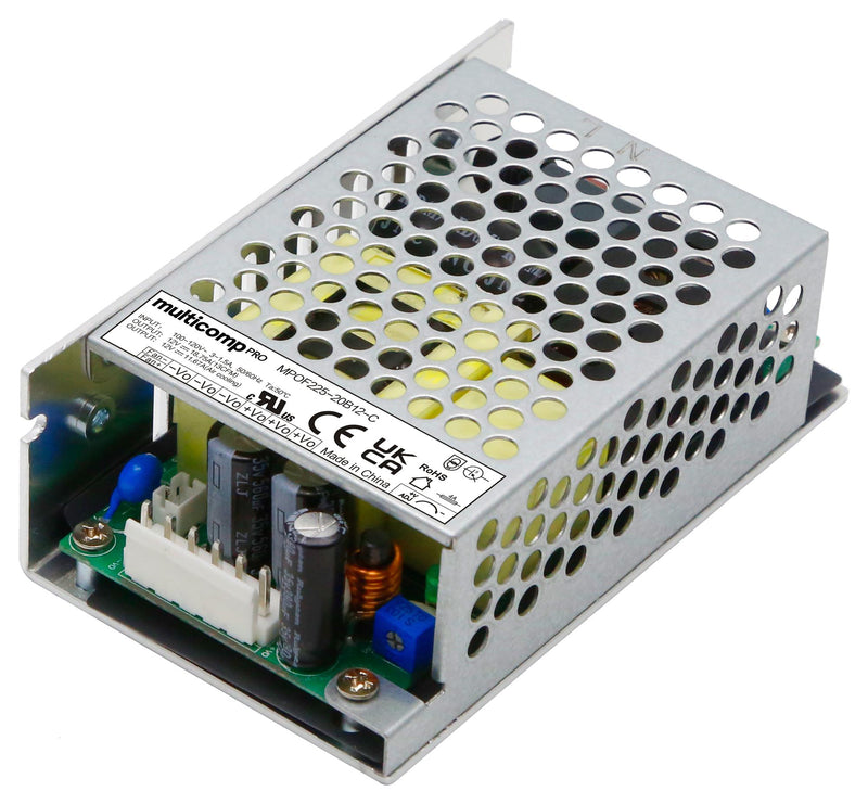 Multicomp PRO MPOF225-20B15-C AC/DC Enclosed Power Supply (PSU) ITE 1 Outputs 140 W 15 V 9.33 A New