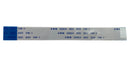 Multicomp PRO MP-FFCA10093052B MP-FFCA10093052B FFC / FPC Cable 9 Core 1 mm Opposite Sided Contacts 12 " 305 White