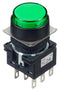 Idec LB1L-M1T64G Illuminated Pushbutton Switch LB Series Dpdt Momentary Spring Return 24 V Green